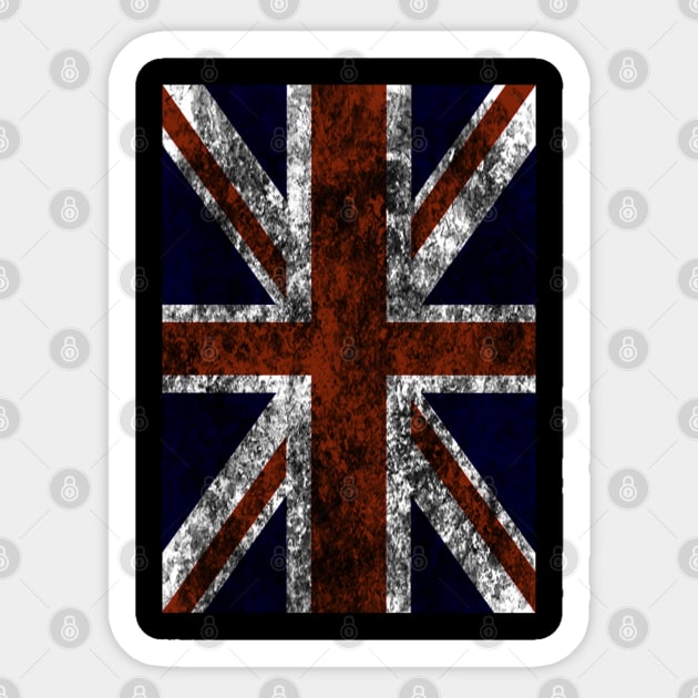 union jack grundge Sticker by gorgeouspot